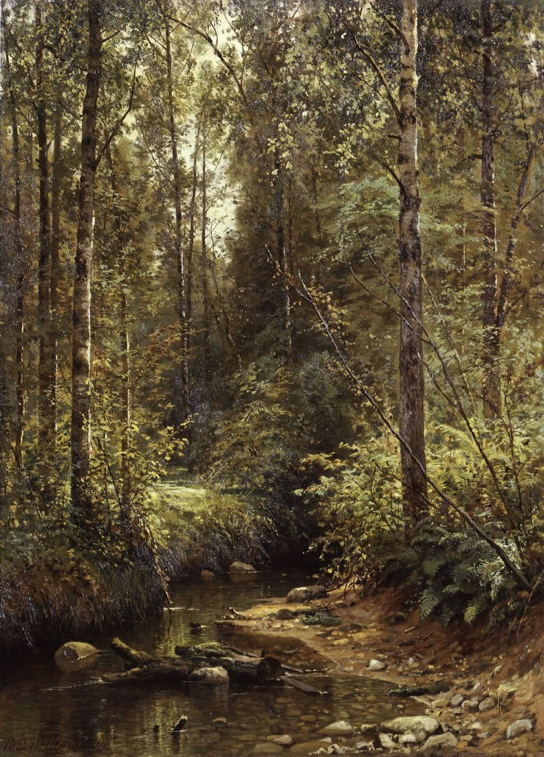 Иван Иванович Шишкин картины лес